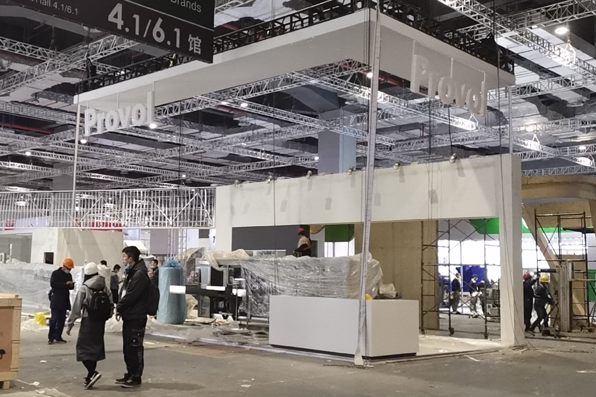 展臺(tái)搭建過(guò)程